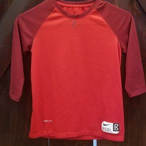 Boys Nike Athletic Baseball Shirt